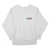 CHAMPION Mens Grey Rutgers Scarlet Knights Crew Neck XL Cotton Blend Sweatshirt