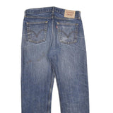 LEVI'S 751 Mens Jeans Blue Relaxed Straight Denim Medium W34 L30 Classic Zip