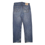 LEVI'S 751 Mens Jeans Blue Relaxed Straight Denim Medium W34 L30 Classic Zip