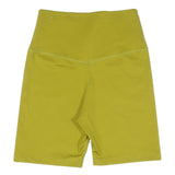 NIKE Womens Shorts Olive Green Cycling M W26 Polyester Comfort Fit