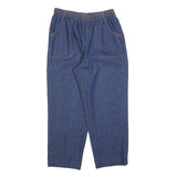 BLAIR Womens Relaxed Blue Denim Jeans W28 L25 Elastic Waist Casual Cotton Blend