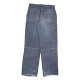 IDENTIC Mens Jeans Blue Regular Straight Denim Medium W30 L33 Cotton Blend Zip