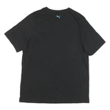 PUMA Mens Black Scuderia Ferrari Graphic T-Shirt L Short Sleeve Crew Neck