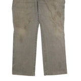 DICKIES Mens Cotton Grey Regular Straight Denim Jeans W34 L32 Workwear Utility