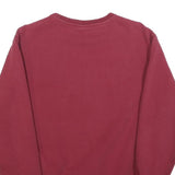 ELLESSE Mens Maroon Crew Neck Sweatshirt S Cotton Blend Pullover Casual