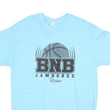 GILDAN Mens Blue BNB Jamboree Graphic T-Shirt L Short Sleeve Crew Neck Casual