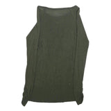 REPLY Womens Green Plain Pullover Round Neck Basic Knit S Lightweight Jumper