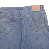 LEVI'S Mens Denim Blue Casual Shorts L W36 Cotton Blend Classic Fit