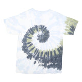 PINK FLOYD Womens Blue & Green Tie Dye Graphic T-Shirt M Short Sleeve Crew Neck