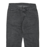 CARHARTT Womens Regular Black Denim Jeans W34 L25 Cotton Blend Zip Casual Wear