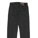 WRANGLER Mens Classic Black Denim Jeans W29 L28 Zip Closure
