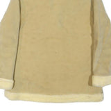 TOWN'N RANCH Womens Beige Cream Button Jacket M Cotton Blend Shearling Style