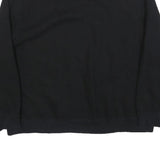 STARTER Womens Black Crew Neck L Cotton Blend Classic Logo Sweatshirt