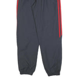 ADIDAS Mens Joggers Navy Blue & Red Slim Tapered S W26 L30 Track Pants