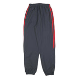 ADIDAS Mens Joggers Navy Blue & Red Slim Tapered S W26 L30 Track Pants