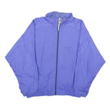JEAN LEDUC SPORT Womens Blue Nylon Zip Jacket UK 12 Sportswear Light Weight