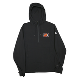 THE NORTH FACE Mens Black Hooded Zip Track Jacket L Polyester Blend Outdoor