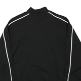 STARTER Mens Black Zip Track Jacket XL Polyester Blend Plain Sports Casual