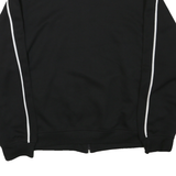 STARTER Mens Black Zip Track Jacket XL Polyester Blend Plain Sports Casual