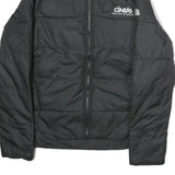 THE NORTH FACE Mens Black Puffer Jacket M Polyester Lightweight Insulated Zip