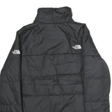 THE NORTH FACE Mens Black Puffer Jacket M Polyester Lightweight Insulated Zip