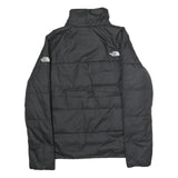 THE NORTH FACE Mens Black Puffer Jacket M Polyester Lightweight Insulated Zip
