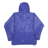 HELLY HANSEN Mens Blue Nylon Outdoor Jacket L Zip Hooded Casual