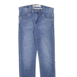 LEVI'S Womens Slim Blue Denim Classic Cotton Blend Jeans W26 L28 Stylish Zip