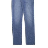 LEVI'S Womens Slim Blue Denim Classic Cotton Blend Jeans W26 L28 Stylish Zip