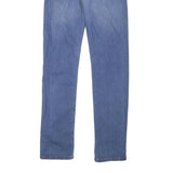 LEVI'S Womens Slim Blue Denim Classic Cotton Blend Jeans W26 L28 Stylish Zip