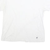 POLO RALPH LAUREN Mens White XL Plain T-Shirt Short Sleeve Crew Neck Classic