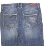 TOM TAILOR Mens Denim Blue Casual Shorts 2XL W40 Cotton Blend Comfortable Fit