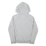 ADIDAS Girls Grey Hoodie XS Cotton Blend Casual Sweatshirt
