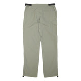 K-TEC Mens Polyester Blend Beige Regular Fit Straight Leg Trousers W31 L32