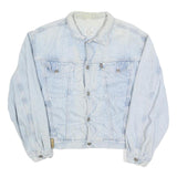 LEE COOPER Mens Blue Denim Button Jacket L Cotton Classic Casual Lightweight