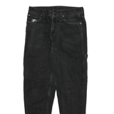 KARL KANI Womens Jeans Black Relaxed Straight Denim Medium W31 L30 Original