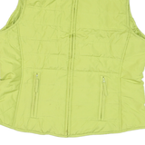 SJB ACTIVE Mens Green Lightweight Zip Jacket L Polyester Blend Plain Outdoor