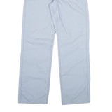 CARHARTT Mens Regular Fit Cotton Blend Light Blue Trousers W30 L31 Zip Pocket