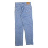 LEVI'S Womens Regular Fit Blue Denim Straight Leg Jeans W25 L28 Classic Cotton