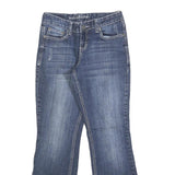 MAURICES Womens Regular Blue Bootcut Denim Medium W26 L28 Stylish Cotton Blend