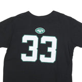 FANATICS Mens Black New York Jets 33 Adams Graphic T-Shirt XL Short Sleeve Crew