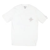 CHAMPION Mens White Indiana Hoosiers Graphic T-Shirt M Short Sleeve Crew Neck
