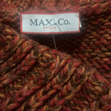 Max & Co Jumper - Medium Orange Wool Blend