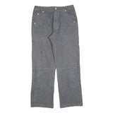 CHIEMESEE Womens Jeans Grey Regular Straight Denim W30 L28 Casual Zip Cotton