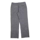 CHIEMESEE Womens Jeans Grey Regular Straight Denim W30 L28 Casual Zip Cotton