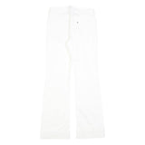 TOMMY HILFIGER Girls Regular Fit Straight White Denim Jeans W25 L28 Classic