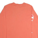 CHAMPION Mens Orange Long Sleeve Crew Neck Graphic T-Shirt 2XL