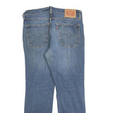 LEVI'S Mens 541 Relaxed Blue Denim Raw W32 L30 Cotton Blend Zip Jeans Casual Fit