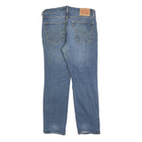 LEVI'S Mens 541 Relaxed Blue Denim Raw W32 L30 Cotton Blend Zip Jeans Casual Fit