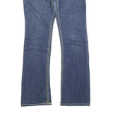 BLUE ASPHALT Womens Jeans Blue Regular Bootcut Denim Medium W32 L32 Contrast